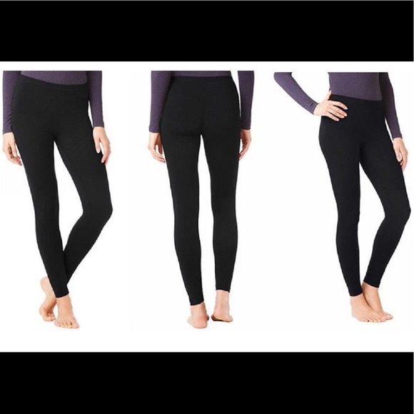 Brand New 2-Pack 32 Degrees HEAT Base Layer Legging Pants In Black - Picture 2 of 11